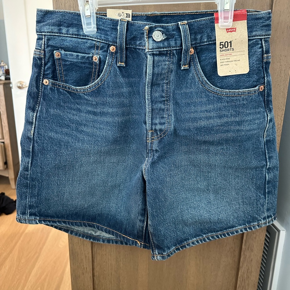 Levi's 501 High-Rise Denim Shorts